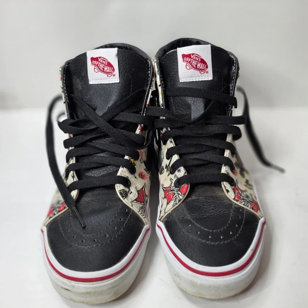 Vans Sk8-Hi Stranger Things Hellfire Club Shoes Mens 6.5 Womens 8 VN0A2XSBY09